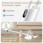 Steam Mop All-in-one for Floor Cleaning, MultiPurpose Steam Cleaner for Home with 13 Accessories, Detachable Handheld Floor Steamer with Scent Container and strap for Hardwood,Tiles,Cloths and Carpet