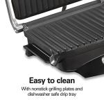 Nonstick Electric Indoor Searing Grill, 100 Sq In