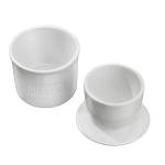 Butter Crock with Spreader, French Butter Keeper with Water Line for Counter, Butter Dish. Gift for Thanksgiving, Christmas and Mother’s Day,JSHKY. (White butter crock - 2)