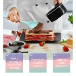 NEXTOP Silicone Spatula Set of 4 – Multipurpose Seamless Silicone Spoon Spatula for Mixing and Cooking – MultiColour Heat Resistant Flexible Kitchen Utensils for Blending, Stirring, and Baking