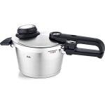 Fissler Vitavit Premium Pressure Cooker with Steamer Insert, 2.6 Quart