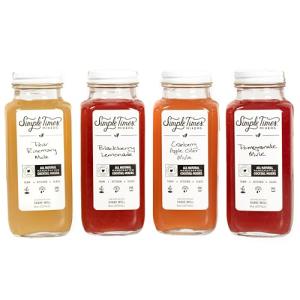 Simple Times Mixers: Holiday 4-Pack (4x 8oz)│Real Ingredient Cocktail Mixers│Just Add Alcohol