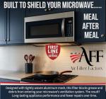 Air Filter Factory Microwave Filter 6.75" X 6.34" DE63-00666A Replacement For Samsung Over The Range Kitchen Oven Vent Grease Screen Fits AP5306190 2-Pack