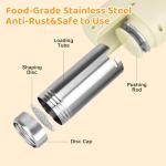 Aroeally 5 In 1 Automatic Electric Pasta Maker - Handheld Pasta Maker Machine for Homemade Pasta, DIY Appam, Idiyappam, Cordless Noodle Maker with Ergonomic Grip for Home, Breakfast Store, Restaurant