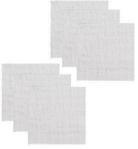 Bright Kitchen 6 Mesh Screen Dehydrator Sheets Compatible With Ivation Compatible With Gourmia Compatible with ChefWave Non Stick Dryer Mats for Jerky, Fruit, Herbs, Chips, Crackers Tray Liners Clean