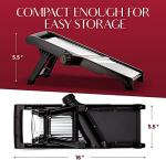 Gramercy Mandoline Food Slicer, Vegetable Cutter, Potato Slicer, Mandolin for Kitchen, Veggie Cutter, Cucumber Tool - Comes with One Pair Cut-Resistant Gloves