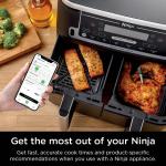 Ninja Meat Thermometer ProChef Wireless Probe for Indoor & Outdoor Air Fryer, Grill, Cooking, Smoker, Oven, Roaster, Long Range Bluetooth App Connection, Flareup Resistant, Waterproof, US Only, WP100