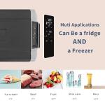 Alpicool T60 Dual Temperature Control 12 Volt Refrigerator 63 Quart Portable Car Fridge Freezer (-4°F~68°F) for Truck, RV, Boat, Camping and Travel