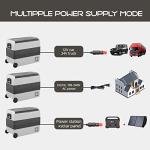 Alpicool T60 Dual Temperature Control 12 Volt Refrigerator 63 Quart Portable Car Fridge Freezer (-4°F~68°F) for Truck, RV, Boat, Camping and Travel