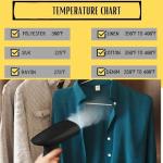 Travel Garment Steamer, Handheld Steamer for Clothes, Fast Heat-Up in 30 Seconds, 1000W Portable Steamer with 120ml Water Tank, Removes Wrinkles from Clothes, Garments, and Fabrics