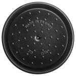 Staub Cast Iron Round Dutch Oven, Made in France, Graphite Grey, 4-qt, Serves 4-6 people