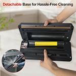 DSkiley Vacuum Sealer Machine for Food Preservation, 80kPa Powerful Suction, Built‑in Cutter & Starter Kit, Dry & Moist Modes, Digital Countdown, Compact Design, Keep Food Fresh 6X Longer