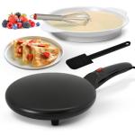 Nutrichef 8-Inch Electric Crepe Maker with Accessories