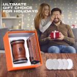 Rolling Knife Sharpener Kit, Kitchen Knife Sharpener with Replaceable Discs Diamond & Ceramic Knife Sharpeners Roller, Magnetic Knife Sharpening Kit with 15 & 20 Degree Base, Afilador De Cuchillos