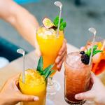 Teenyyou 10 Metal Golf Cocktail Stirrer Reusable Cocktail Beverage Stirrer Outdoor Sports Party Clubhouse and Outing Decoration for Garnish or Mixers (Golf Club Style)