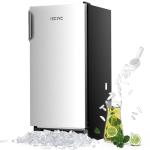 IECIVC Under Counter Crescent Ice Maker Machine, 15'' W Drainless Built-in Ice Maker, 25 LBS/Day with 22 LBS Storage Bin, Perfect for Commercial Home Bar, No Drain