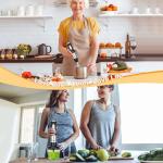 Keylitos 5 in 1 Immersion Hand Blender Mixer, [Upgraded] Handheld Stick Blender with 600ML Chopper, 800ML Beaker, Whisk and Milk Frother for Smoothie, Baby Food, Sauces Red,Puree, Soup (Black)