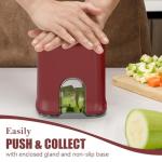 Vegetable Fruit Chopper French Fries Cutter Potato Onion Tomato 3 Sizes Dicer (RED)