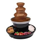 banborba Chocolate Fountain, 3 Tiers Electric Melting Machine Chocolate Fondue Fountain Set with Fruit Plate for Birthday Party Wedding Celebration