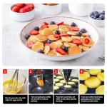 110V Mini Dutch Pancake Baker, 50PCS 1700W Commercial Electric Nonstick Waffle Maker Machine, 2 Timers Separate Control& 1.8 Inches Pancake Maker with 2 Thermostats, for Home and Restaurants