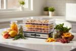 Chefnificent Food Dehydrator Machine with 5 Adjustable Trays, Rapid 4 Hour Drying, BPA Free Fruit Dryer for Jerky, Herbs, Mushrooms, Freeze Dryer Alternative for Healthy Snack Preparation