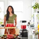 KitchenAid K150 3 Speed Ice Crushing Blender with 2 Personal Blender Jars - KSB1332Y - Black Matte