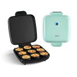 Dash Family Size Egg Bite Maker - Electric Egg Bite Maker with Non-Stick Silicone Cups - Space-Saving Design & Quick Cleanup - Make Sandwiches, Healthy Snacks & Desserts - 9 Servings, Aqua