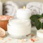 TUZAZO 1oz Glass Jars with Black Lids, 4 Pack Small Glass Jars with Inner Liners & Stickers Refillable Empty Cosmetic Containers for Creams, Lotions, Body Butters, Powders