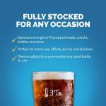 NewAir Beverage Refrigerator 160 Cans, Free Standing Cooler with Glass Door, Cools Down To 37 Degrees, Perfect Beverage Mini Fridge Organizer For Beer, Wine, & Drinks