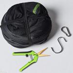 6 Tier Black Mesh Herb Drying Rack with Shears