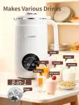 LAOION 40oz 8-in-1 Nut Milk Maker Machine for Homemade Soy Milk, Almond Milk, Oat Milk, Juice, Milkshake, and Rice Paste with 12H Delay Start, 2H Keep Warm, Boil Water & Self-Cleaning