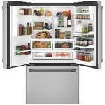 Cafe CYE22TP2MS1 22.2 cu. ft. Smart French Door Refrigerator in Stainless Steel, Counter Depth and ENERGY STAR