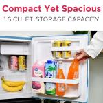 Frigidaire EFR176 1.6 cu. ft. Retro Bar Fridge with Side Bottle Opener (Blue)