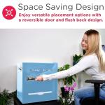 Frigidaire EFR176 1.6 cu. ft. Retro Bar Fridge with Side Bottle Opener (Blue)