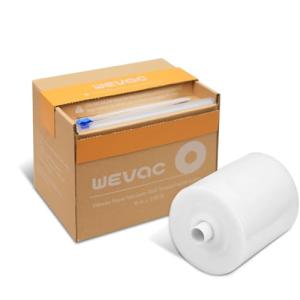 Wevac 6''x150', Vacuum Seal Roll Keeper with Cutter, Ideal Vacuum Sealer Bags for Food Saver, BPA Free, Commercial Grade, Great for Storage, Meal prep and Sous Vide