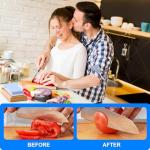 Premium Whetstone Knife Sharpening Stone 2 Side Grit 1000/6000 Waterstone- Whetstone Knife Sharpener- NonSlip Bamboo Base & Angle Guide