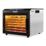 Food-Dehydrator Machine 7 Stainless Steel Trays, 6ft² Small Food Dryer, 190ºF,24H Fruits Dehydrator, 800W Meat Dryer for Jerky,Mushroom,Herbs,Veggies,Dog Treats