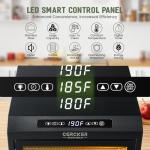 Food-Dehydrator Machine 7 Stainless Steel Trays, 6ft² Small Food Dryer, 190ºF,24H Fruits Dehydrator, 800W Meat Dryer for Jerky,Mushroom,Herbs,Veggies,Dog Treats