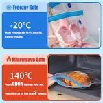 15 Reusable Sous Vide Bags with 4 Sealing Clips