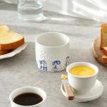 Toptier Butter Crock for Counter With Water Line, On Demand Spreadable Butter, Ceramic Butter Keeper to Leave On Counter, French Butter Dish with Lid (Greedy Cat War)