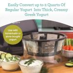 Euro Cuisine Greek Yogurt Maker with Strainer Basket