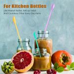 Silicone Spatula Set (3Pcs) - Mini Scraper Tool for Beauty & Food - Reach Every Last Drop, Multi-Size Spatulas for Makeup Jars, Lotion Bottles & Kitchen Containers​