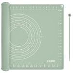 Silicone Baking Mat 28" x 20", Extra Thick Dough Rolling Mat with Measurements and Edge Heightening, Non-stick Food Grade Silicone Pastry Mat for for Pastry, Bread, Cookies, Pizza, Fondant, Pasta