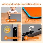 Firelex Food Warming Mat for Buffet, Silicone Plateful Food Warming Mat with Timer & 7-Temp Settings, 8s Fast Heat, keep food warm for Party, family dinners, Thanksgiving & Christmas Gift, Gray