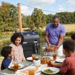 Oklahoma Joe's® Marshal Centerbox™ Smoker, Black Steel - 23202164