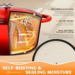 Enameled Cast Iron Dutch Oven Pot with Lid, Incl. Sourdough Bread Baking Supplies Like Banneton Bread Proofing Basket, Starter Jar, Scoring Tool Lame, 5QT Dutch Oven for Bread Baking, Oven Safe up to 500°F