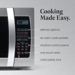 Farberware 1000W Countertop Microwave Oven with Child Lock