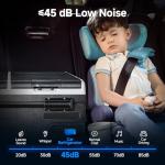 BODEGACOOLER 12 Volt Car Refrigerator, 100 Quart Portable Freezer, Car Fridge Dual Zone WIFI APP Control, -4℉-68℉ Cooler, 12/24V DC and 100-240V AC, for Travel, Camping, Outdoor,RV, black