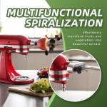 W11032781 Holder Spiralizer Stand Mixer Fruit Vegetable Attachment Fits for Whirlpool Kitchen Aid Replacement Parts W10801017 (1PC)