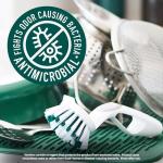 Scotch-Brite Handy Brush, Small and Durable Dish Brush with Handle for Scrubbing Hard-to-Reach Cookware, Tubs, Sinks, Car Tires, and More without Scratching, Antimicrobial, and Rinses Clean